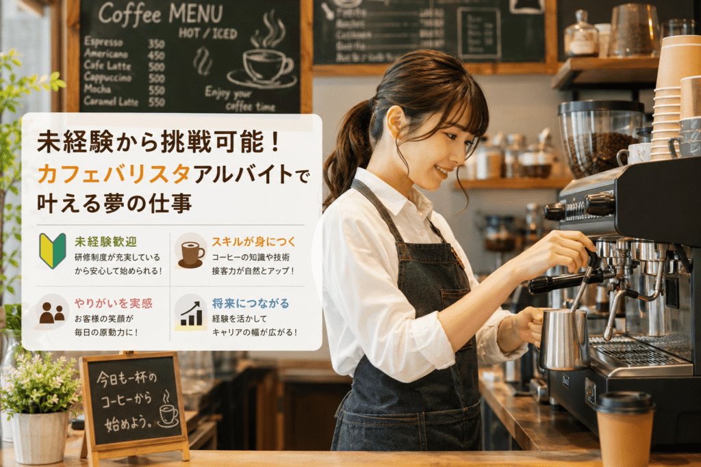 未経験から挑戦可能！カフェバリスタアルバイトで叶える夢の仕事