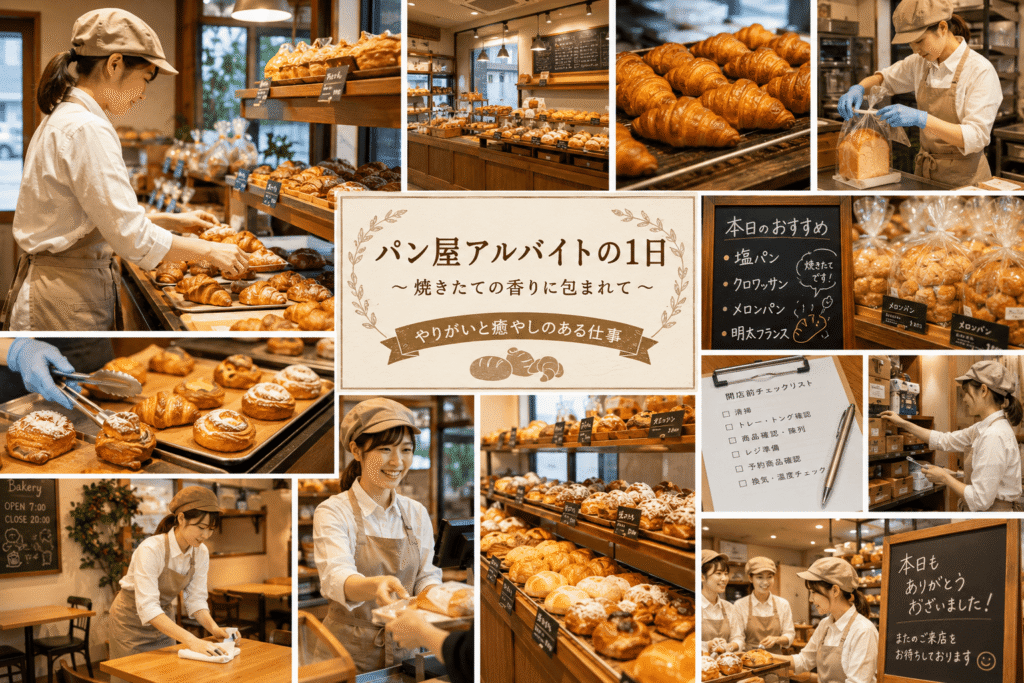 パンが焼ける匂いに癒やされる！パン屋アルバイトの1日を再現