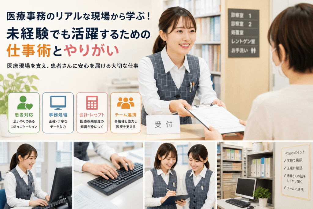 医療事務のリアルな体験談に学ぶ!仕事のコツと楽しさ