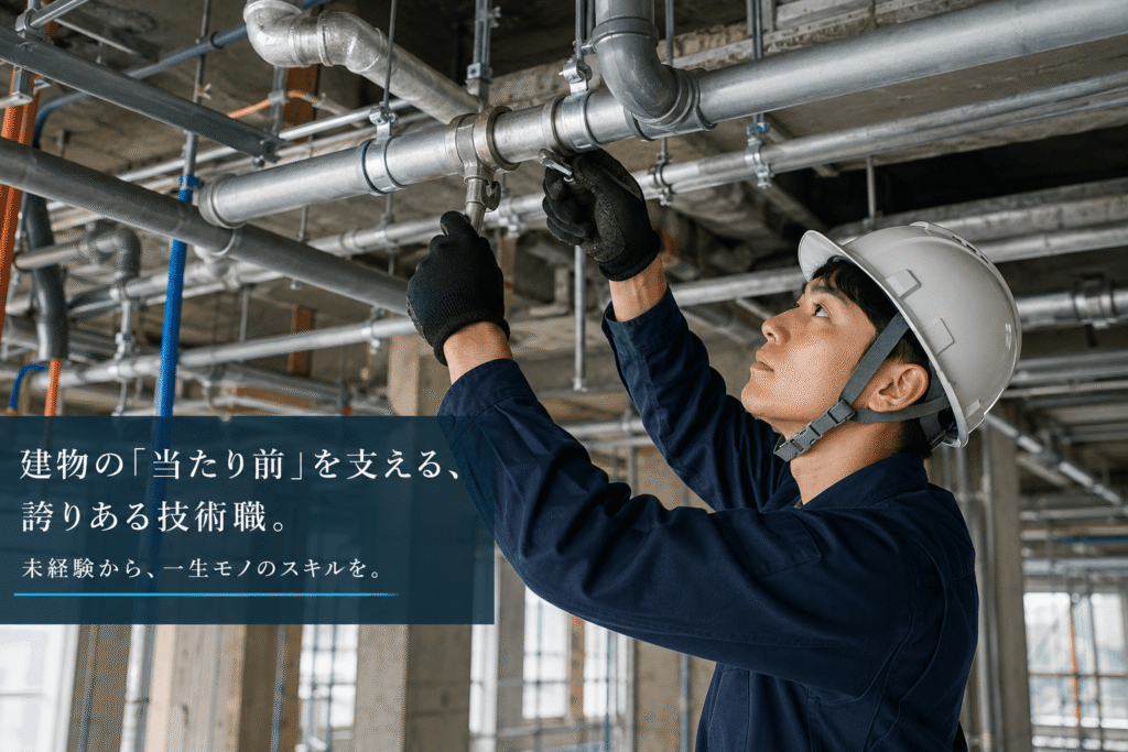 配管工デビュー！未経験から始める技術職の魅力とチャレンジ